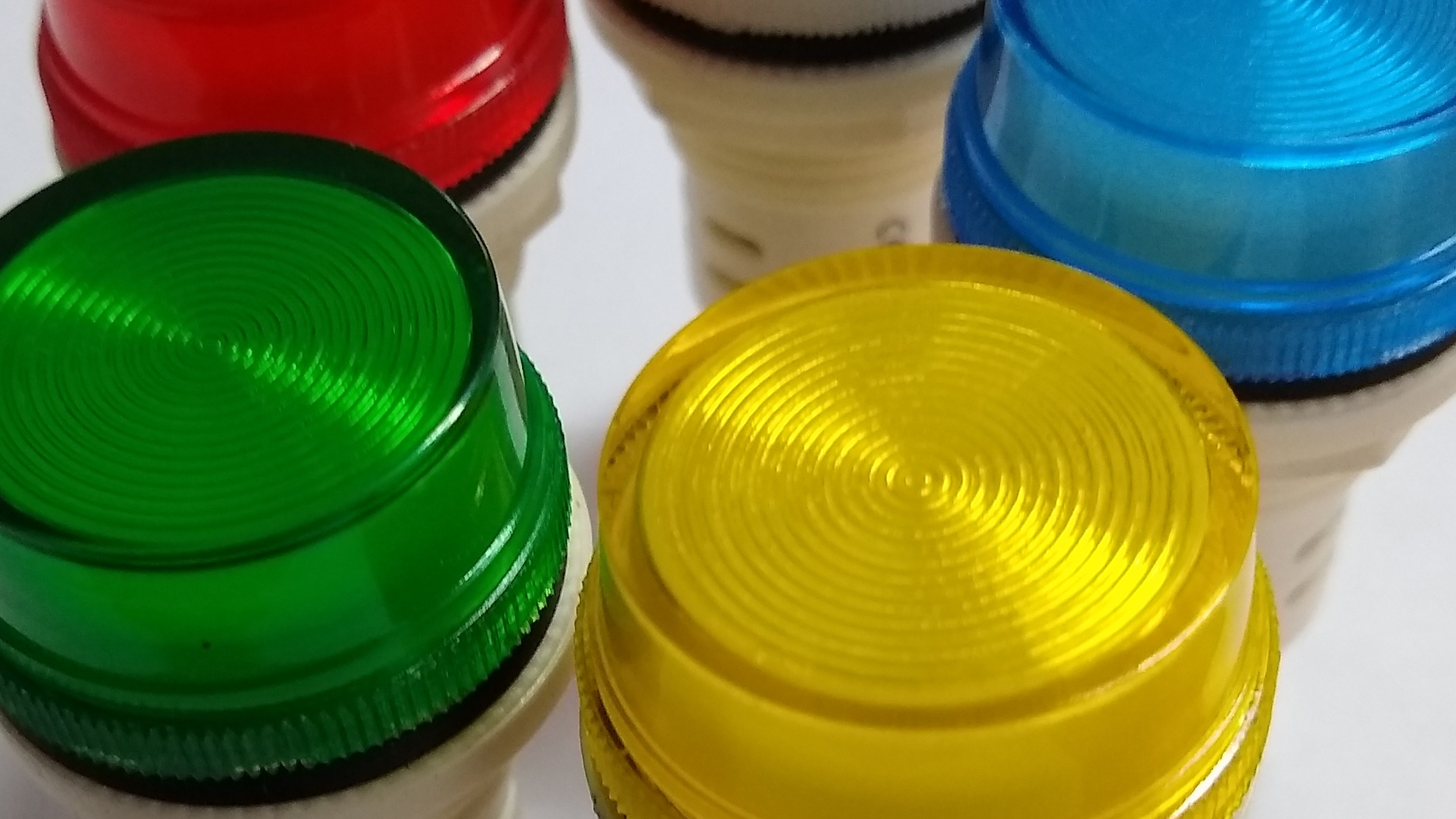 LED module pilot lights 22.5mm cutout Dia.