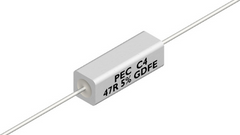 Square ceramic case axial resistor