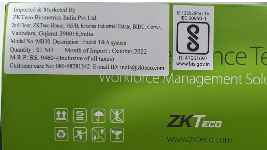 ZKteco Acess control