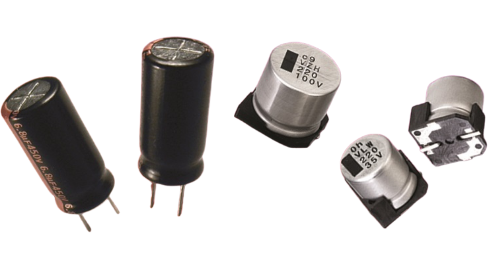 Capacitors - Electrolytic, Film & Ceramic
