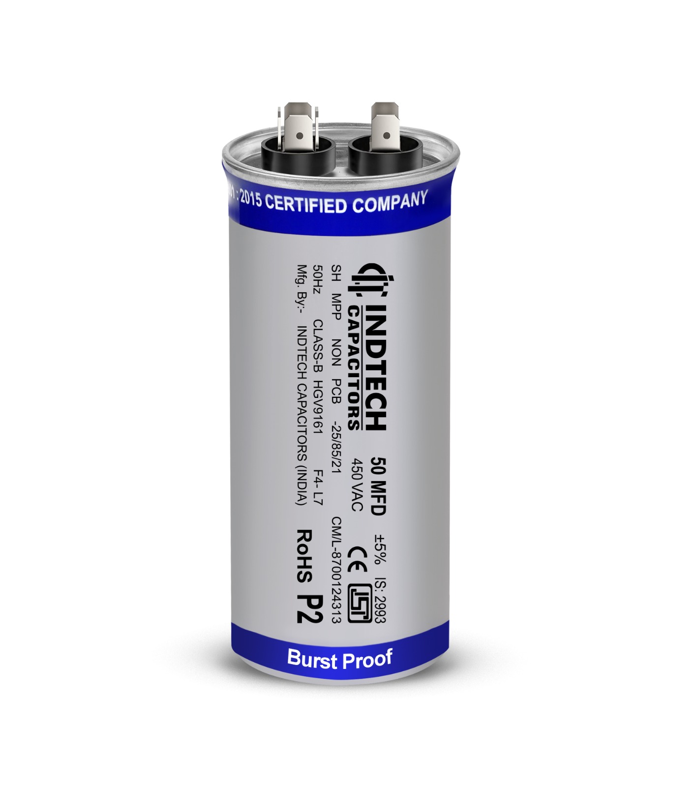 Burst Proof Capacitors for Air Conditioner