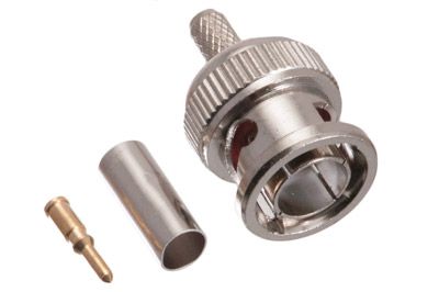 BNC Male Crimp Connector for RG-59 Cable