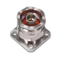 N-Type Male 4-Hole Flange Solder Connector