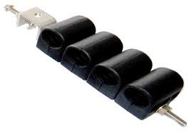 4-Way Feeder Clamp for 1/2" Coaxial Cables