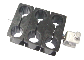 6-Way Feeder Clamp for 7/8" Coaxial Cables